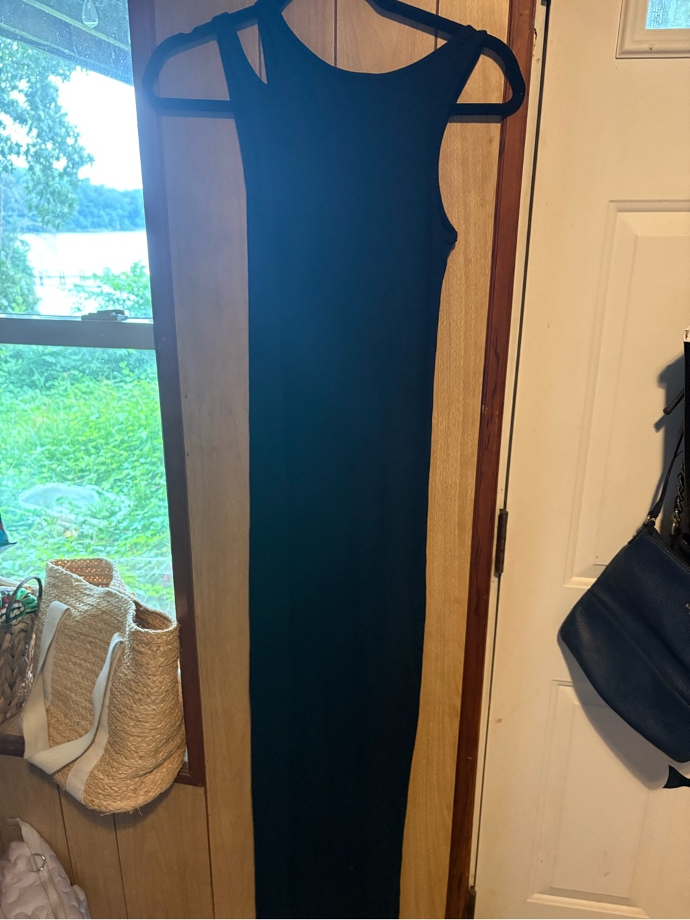 Open edit/ Nordstrom Women’s Black Sleeveless Maxi Dress - Classic Tank Style